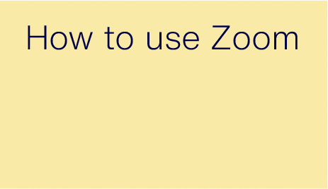How to use Zoom image. Click to go to the How to use Zoom page.